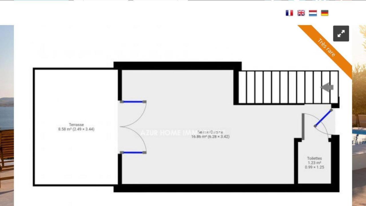 Duplex T3 Boulouris Pieds Dans L Eau Saint-Raphael (Var) Exterior foto